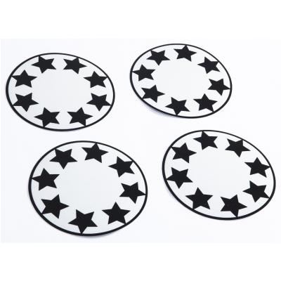 Pogu Reflective stickers for stroller wheels, Stars, set - 4 pcs