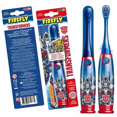 FIREFLY Transformers, Light and Sound, light-up and talking toothbrush, blue, 3yrs+