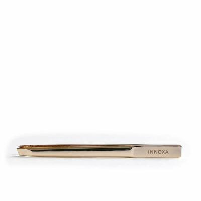 INNOXA VM-T03G, oceľová pinzeta skosená, zlatá, 8cm