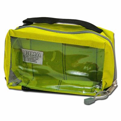 GIMA Medical case with transparent window E1, yellow