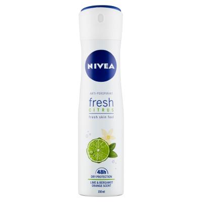 NIVEA Fresh Citrus Lime Sprej antiperspirant, 150 ml