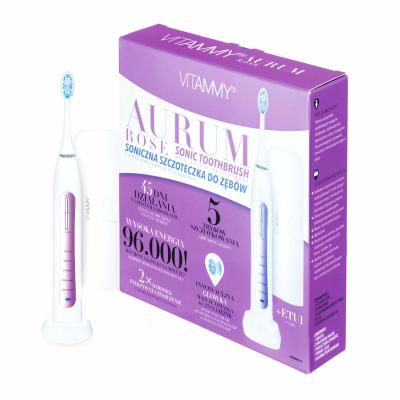 VITAMMY AURUM ROSE sonic toothbrush with polishing function