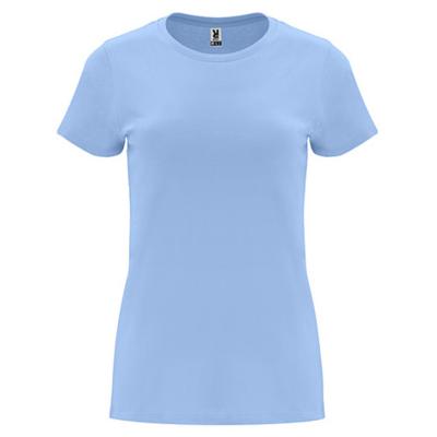 Primastyle Women's medical T-shirt with short sleeves CAPRI, light blue, size WITH