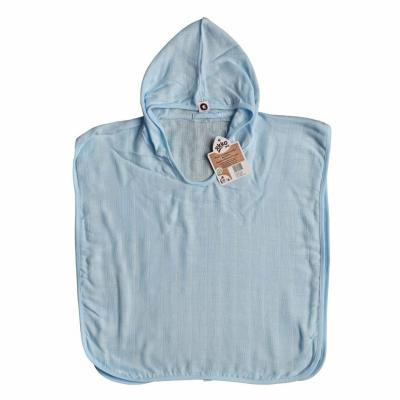 XKKO BMB Colours Bambusové pončo, baby blue, veľ. 1,  1-2roky