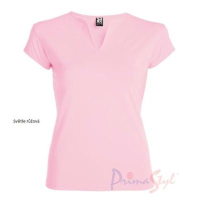 Primastyle Women's medical T-shirt with short sleeves BELLA, light pink, size XXL