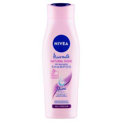 NIVEA Hairmilk Natural Shine Šampón, 400 ml
