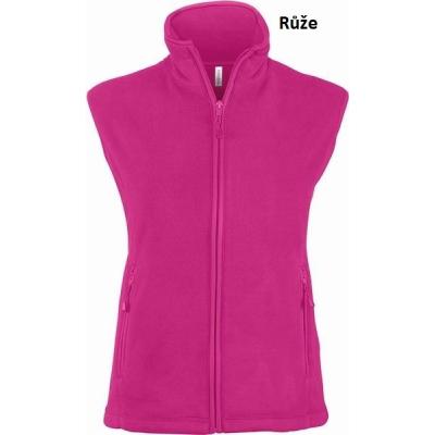 Primastyle Women's medical fleece vest MILADA, pink, large. XXXL