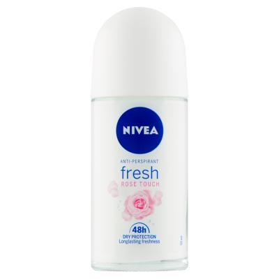 NIVEA Fresh Rose Touch Guľôčkový antiperspirant, 50 ml