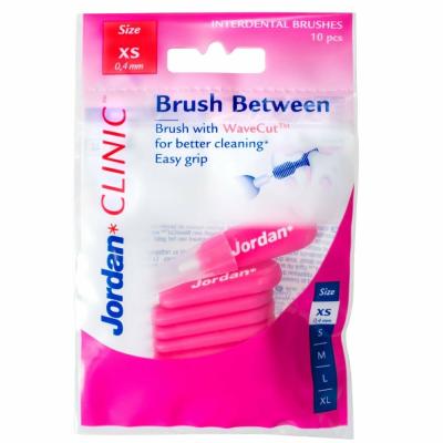 Jordan Clinic Brush Between Interdental brushes, XS-0.4 mm, 10 pcs