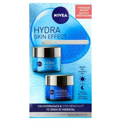 NIVEA Hydra Skin Effect Hydratačný denný gél a nočný gél-krém, 2 x 50 ml