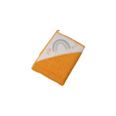 Tega Baby TEGA BABY Towel with hood Meteo, mustard, 100x100cm