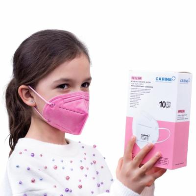 Carine FFP2 NR FM002 10 pcs Children's filter half mask category III, pink