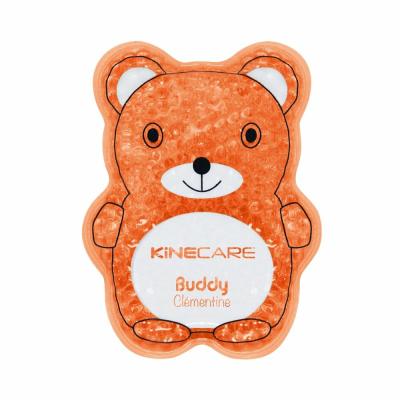 KiNECARE BUDDY Warm and cold gel compress for children, 8 x 12,5 cm, orange