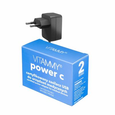 VITAMMY Power C, USB C power supply for NEXT 2/2 + 3 4/4 + 6, 7 and 8+ blood pressure monitors
