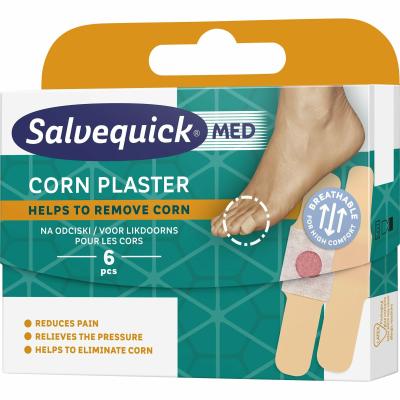 Salvequick Corn Plaster for corns, 6 pcs