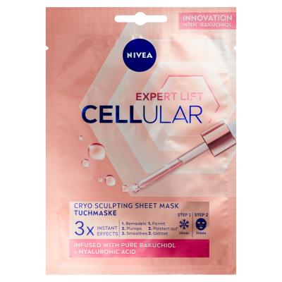 NIVEA Cellular Expert Lift Remodeling 10-minute textile cryomask, 1 pc
