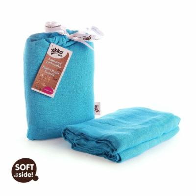 XKKO BMB wrap - towel, 120x120 Cyan