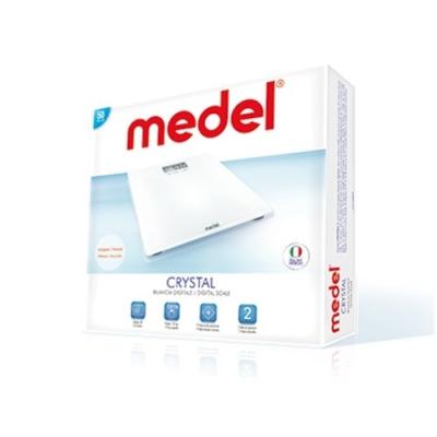 MEDEL CRYSTAL Electronic bathroom scale with a system of 4 pressure sensors