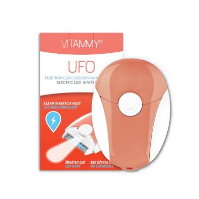 VITAMMY UFO Electronic comb for lice and nits, coral