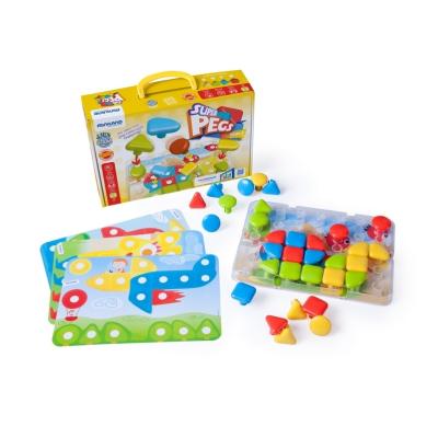 Miniland  Superpegs Puzzle - 32 častí, 2r-5r