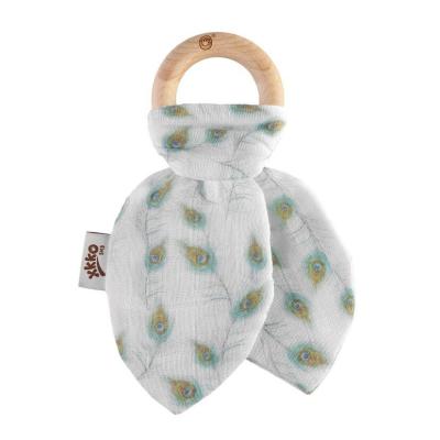 XKKO BMB Digi Teether Leaves - Peacock Feathers