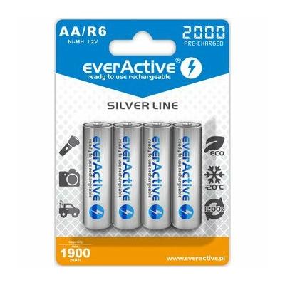 everActive SILVER LINE R6/AA, Rechargeable Ni-MH 2000 mAh batteries, 4 pcs