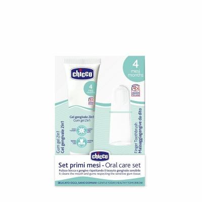 Chicco Multifunctional tooth gel with finger toothbrush