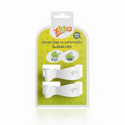 XKKO Stroller clips 2 pcs - White