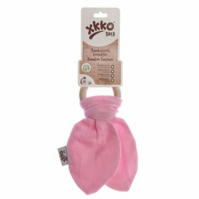 XKKO BMB Teether Leaves - Baby Pink