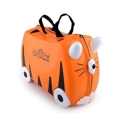 Trunki Suitcase with wheels, Tiger Tipu, 3-8 years