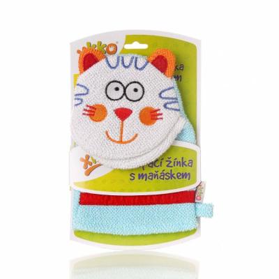 XKKO Bathing glove with puppet - Cat