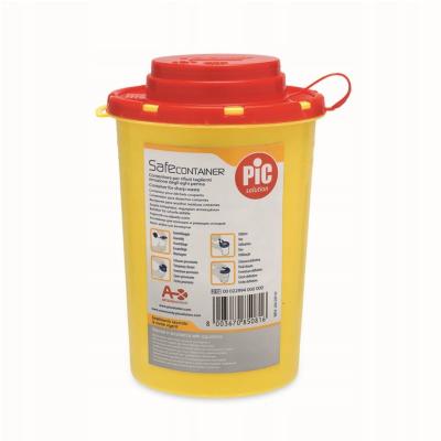 PIC Safe Container, Container for disposal of acute medical waste, 0,6L