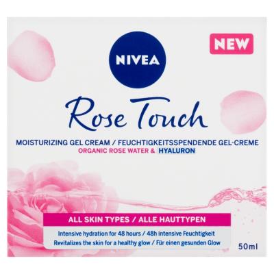 NIVEA Nivea® Rose Touch Hydratačný denný gél-krém, 50 ml