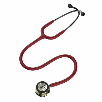 Littmann Classic III 5864 Champagne Finish Internal Medicine Stethoscope, Burgundy