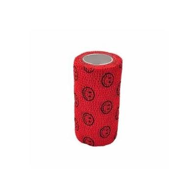 StokBan Samolepiaca bandáž 7,5x450cm, červená s emoji