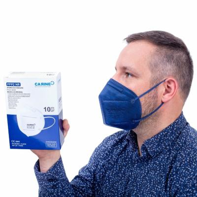 Carine FFP2 NR FM002 10 pcs Filtration half mask category III, navy