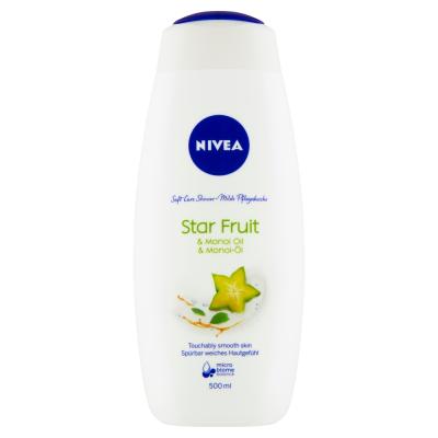 NIVEA Star Fruit &amp; Monoi Oil Ošetrujúci sprchovací gél, 500 ml