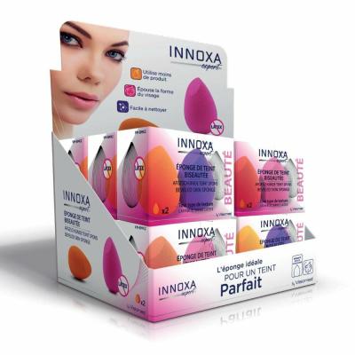 INNOXA VM-BMK2, make-up sponges 2 pcs in a package, 12 pcs in a display