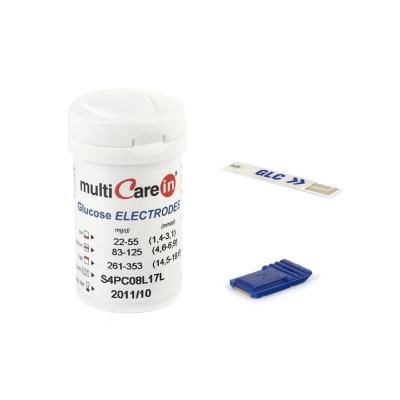 MultiCareIn Testovacie prúžky na meranie hladiny glukózy v krvi, 25ks