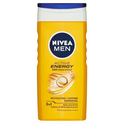 NIVEA Men Active Energy Sprchovací gél, 250 ml