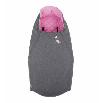 CuddleCo Comfi-Extreme, Baby bag, 90x50cm, gray melange/pink