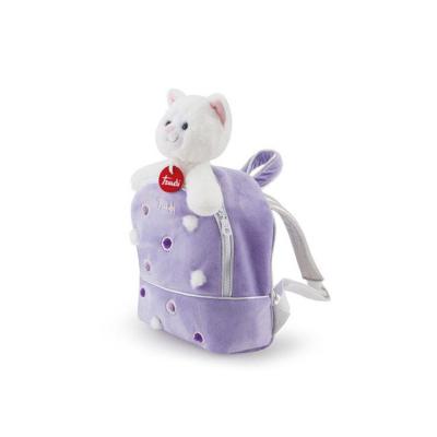 Trudi TRUDI PETS - Fashion backpack with pet, purple with balls, 0m+