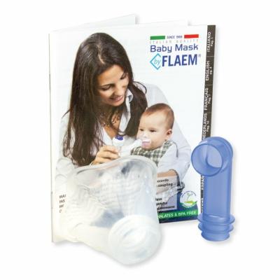 Flaem FLAEM M1 Baby Inhalačná maska pre novorodencov od 0 - 11 mesiacov pre inhalátory Flaem