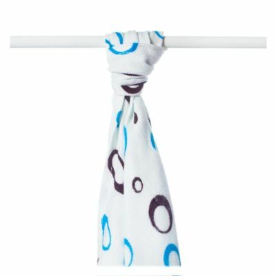 XKKO BMB Bamboo towel 90x100 Cyan Bubbles (1pc)