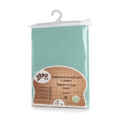 XKKO BMB Tarpaulin with rubber for crib 120x60, Mint