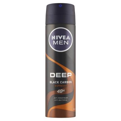 NIVEA Men Deep Espresso Antiperspirant spray, 150 ml