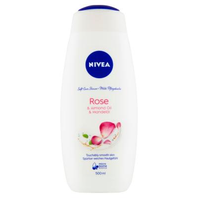 NIVEA Rose &amp; Almond Oil Ošetrujúci sprchovací gél, 500 ml