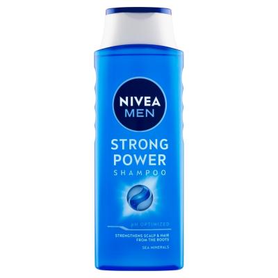 NIVEA Men Strong Power Šampón, 400 ml