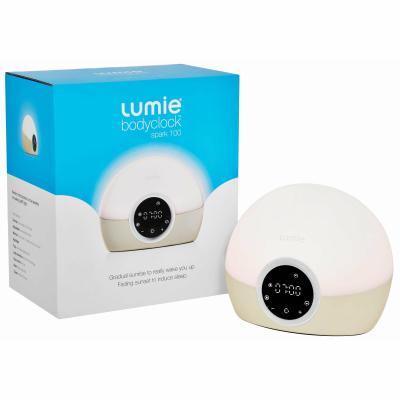 LUMIE Bodylock Spark 100 LED Alarm clock and night lamp
