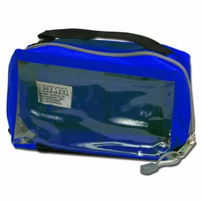 GIMA Medical case with transparent window E1, blue